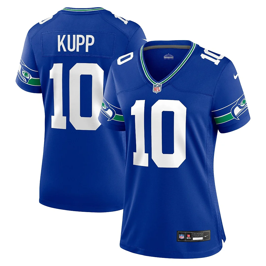 Zennovawear Cooper Kupp Seattle Seahawks Women's Alternate Game Jersey - Royal