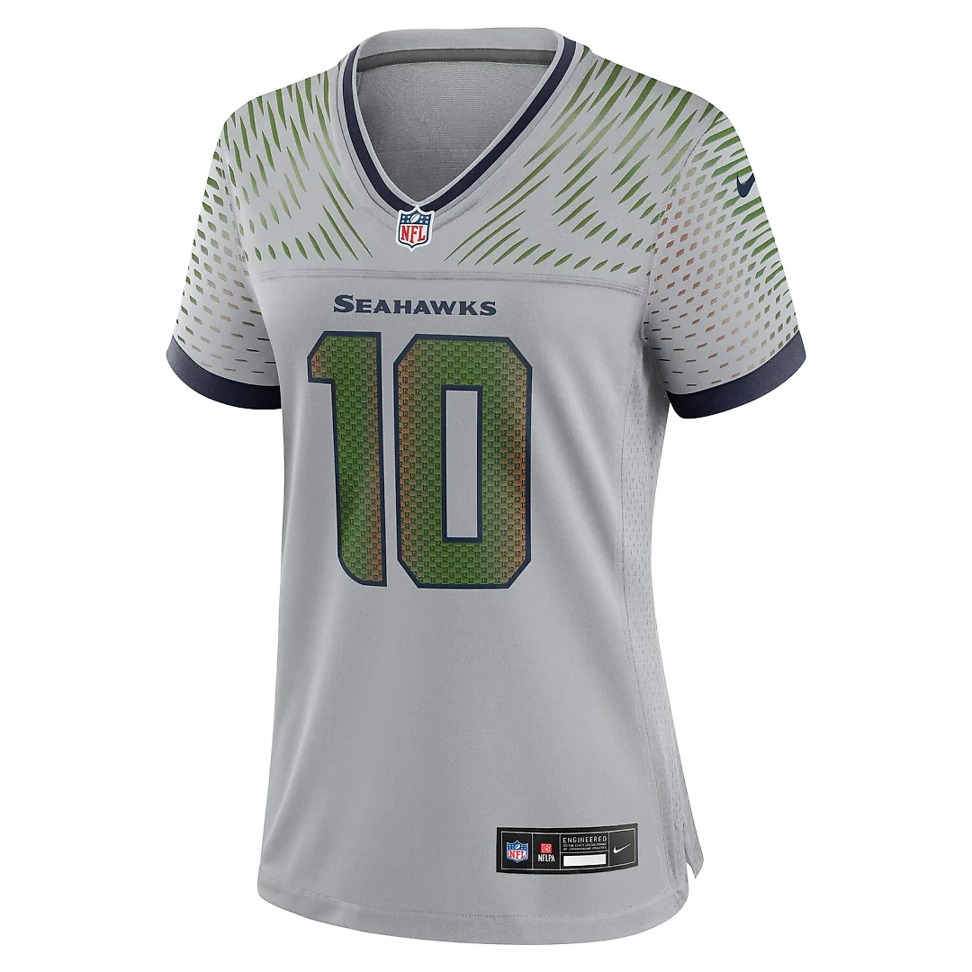 Zennovawear Cooper Kupp Seattle Seahawks Women's 2025 Rivalries Collection Game Jersey - Wolf Gray