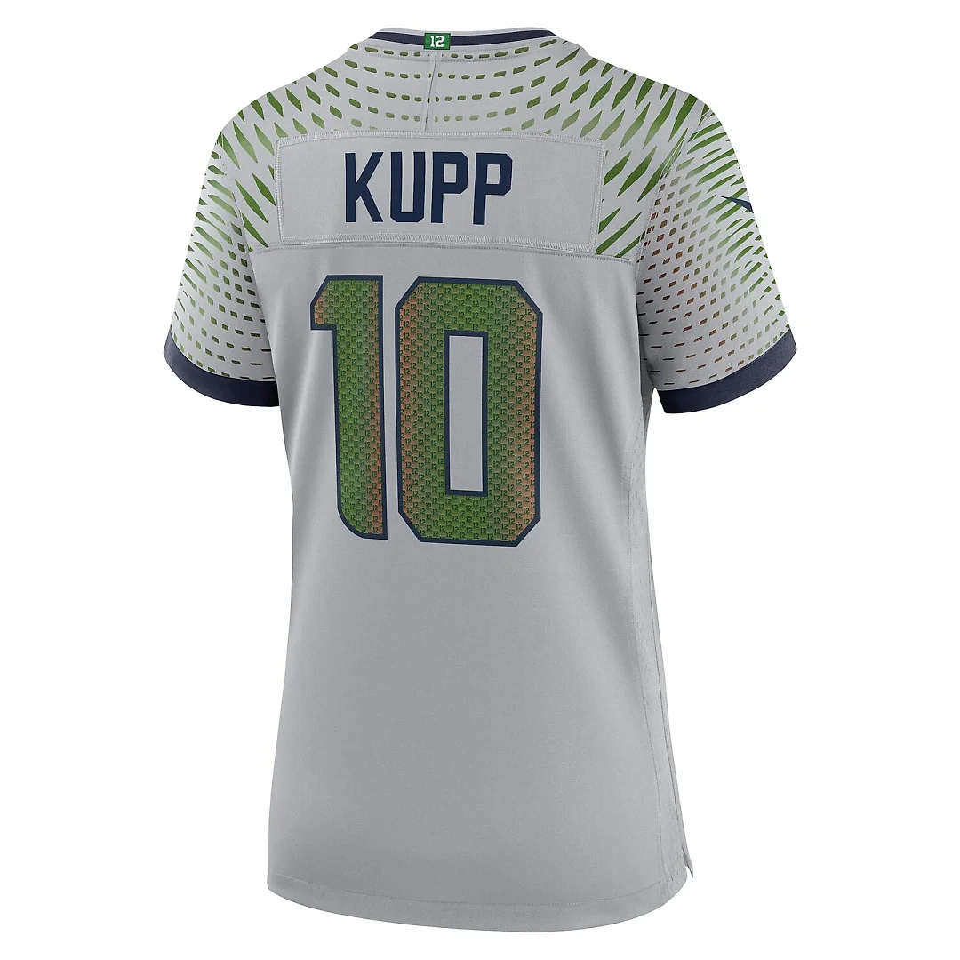 Zennovawear Cooper Kupp Seattle Seahawks Women's 2025 Rivalries Collection Game Jersey - Wolf Gray