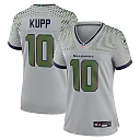 Zennovawear Cooper Kupp Seattle Seahawks Women's 2025 Rivalries Collection Game Jersey - Wolf Gray