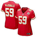 Zennovawear Cooper McDonald Kansas City Chiefs Women's Team Game Jersey - Red