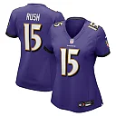 Zennovawear Cooper Rush Baltimore Ravens Women's Team Game Jersey - Purple