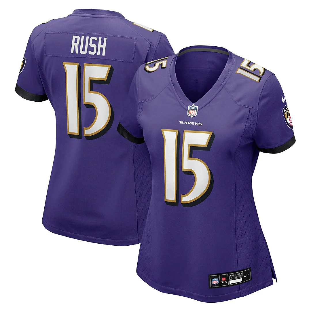 Zennovawear Cooper Rush Baltimore Ravens Women's Team Game Jersey - Purple