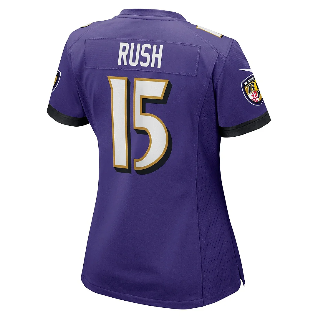 Zennovawear Cooper Rush Baltimore Ravens Women's Team Game Jersey - Purple