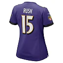 Zennovawear Cooper Rush Baltimore Ravens Women's Team Game Jersey - Purple