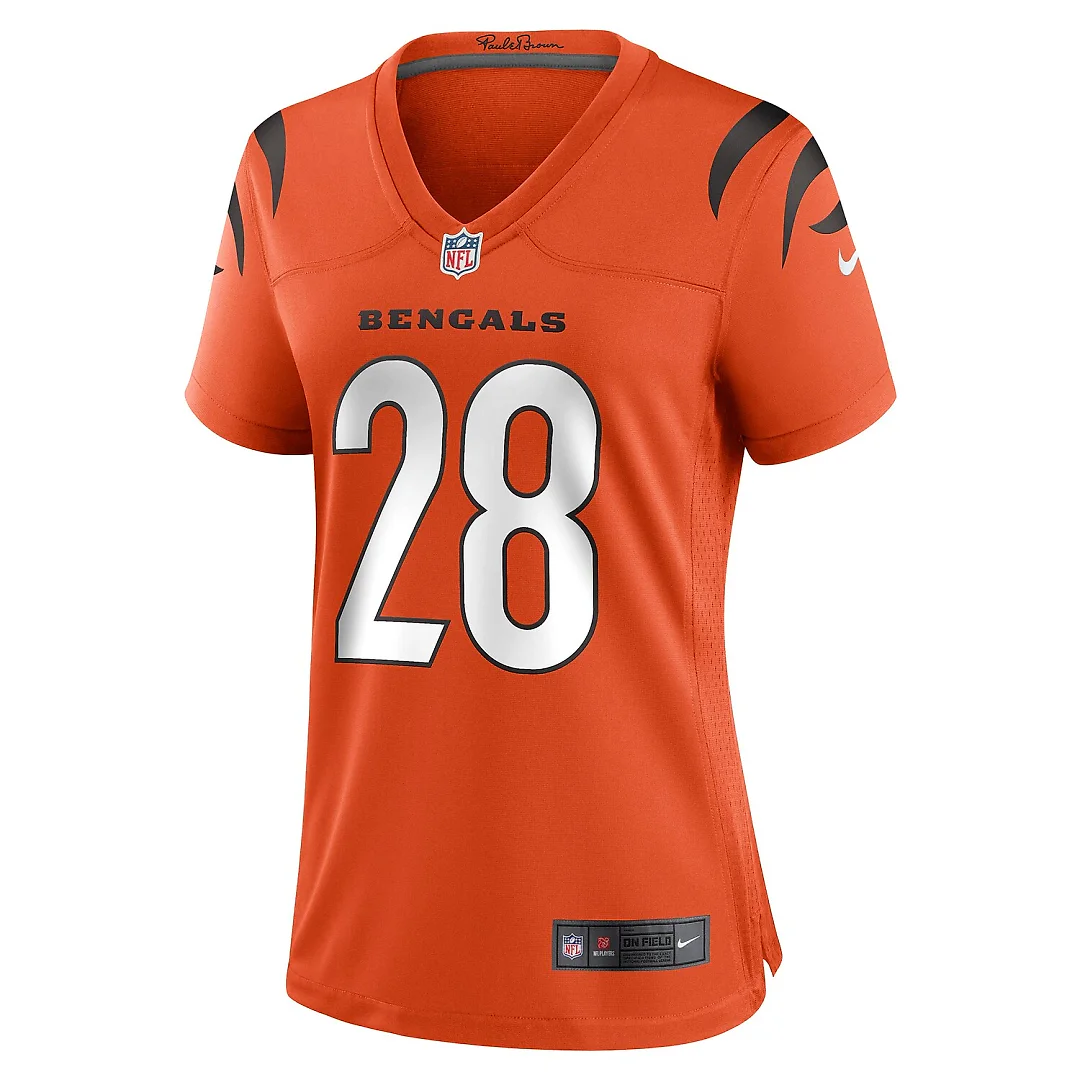 Zennovawear Corey Dillon Cincinnati Bengals Women's Retired Game Jersey - Orange