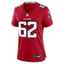 Zennovawear Corey Levin Atlanta Falcons Women's Team Game Jersey - Red
