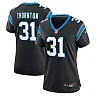 Zennovawear Corey Thornton Carolina Panthers Women's Team Game Jersey - Black