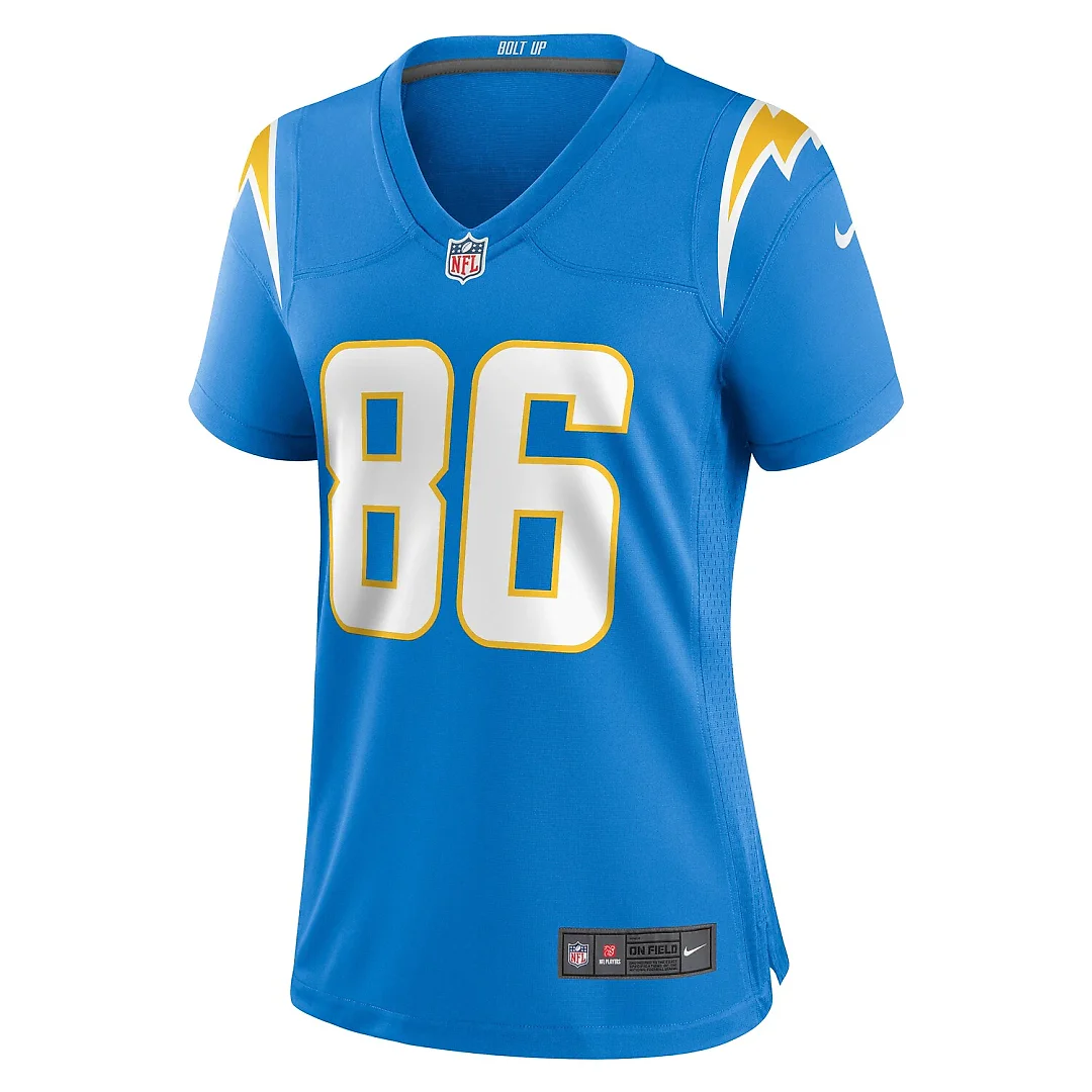 Zennovawear Cornelius Johnson Los Angeles Chargers Women's Game Jersey - Powder Blue