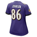Zennovawear Cornelius Johnson Baltimore Ravens Women's Team Game Jersey - Purple