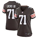 Zennovawear Cornelius Lucas Cleveland Browns Women's Team Game Jersey - Brown