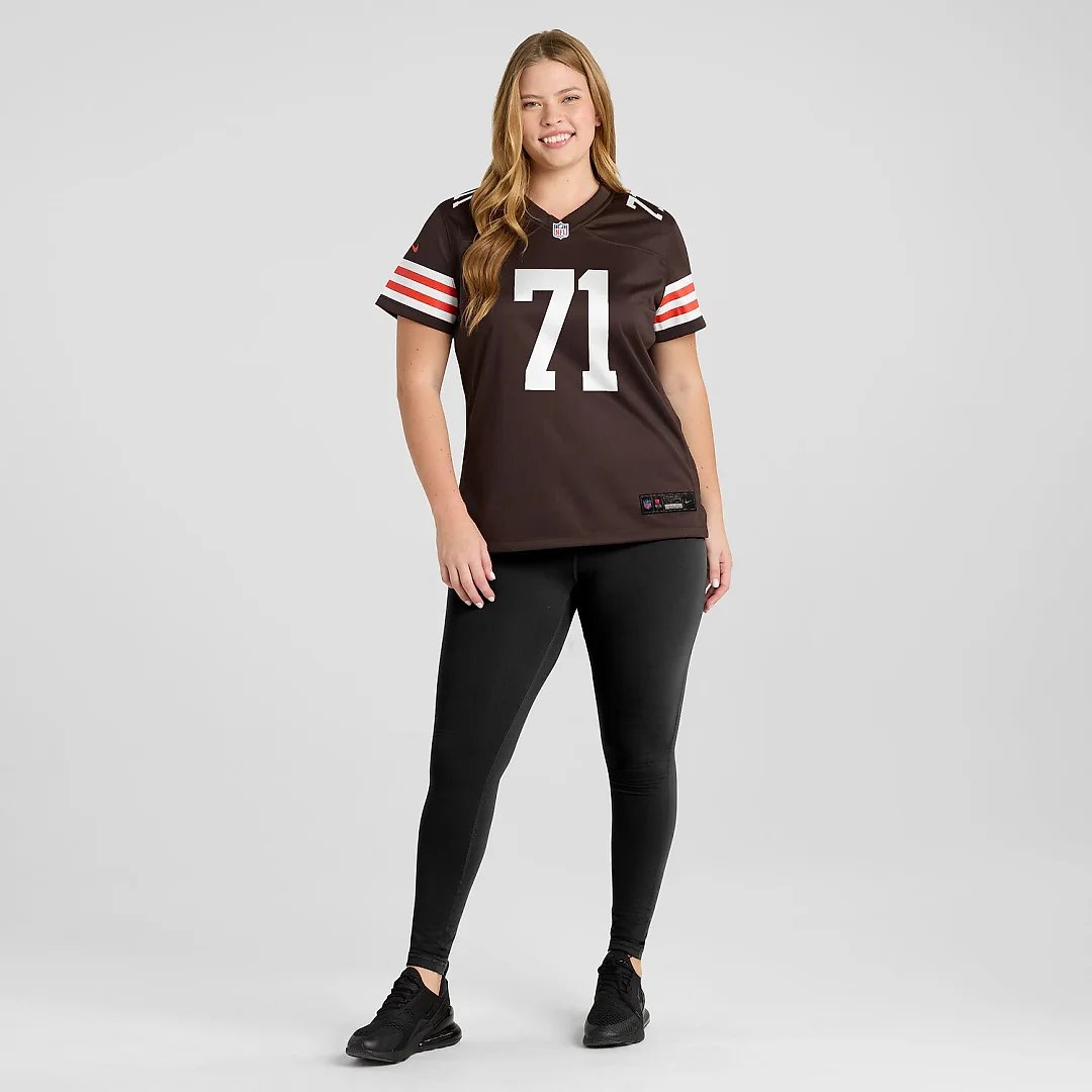 Zennovawear Cornelius Lucas Cleveland Browns Women's Team Game Jersey - Brown