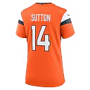 Zennovawear Courtland Sutton Denver Broncos Women's Team Game Jersey - Orange