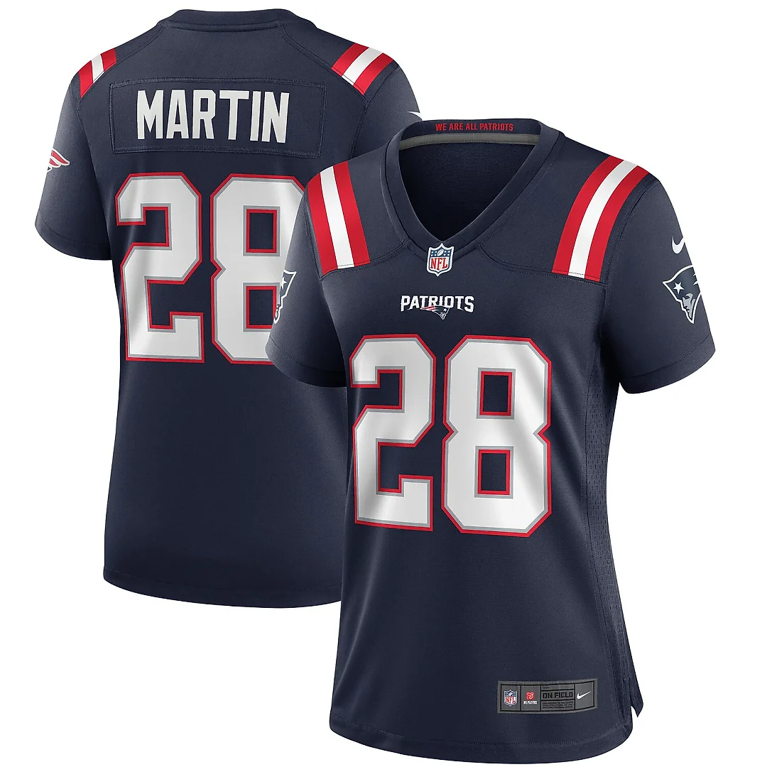 Zennovawear Curtis Martin New England Patriots Women's Game Retired Player Jersey - Navy