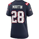 Zennovawear Curtis Martin New England Patriots Women's Game Retired Player Jersey - Navy