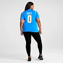 Zennovawear Daiyan Henley Los Angeles Chargers Women's Team Game Jersey - Powder Blue