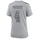 Zennovawear Dak Prescott Dallas Cowboys Women's Atmosphere Fashion Game Jersey - Gray
