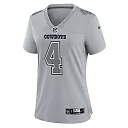 Zennovawear Dak Prescott Dallas Cowboys Women's Atmosphere Fashion Game Jersey - Gray