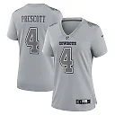 Zennovawear Dak Prescott Dallas Cowboys Women's Atmosphere Fashion Game Jersey - Gray