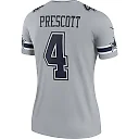 Zennovawear Dak Prescott Dallas Cowboys Women's Legend Player Performance Top - Gray