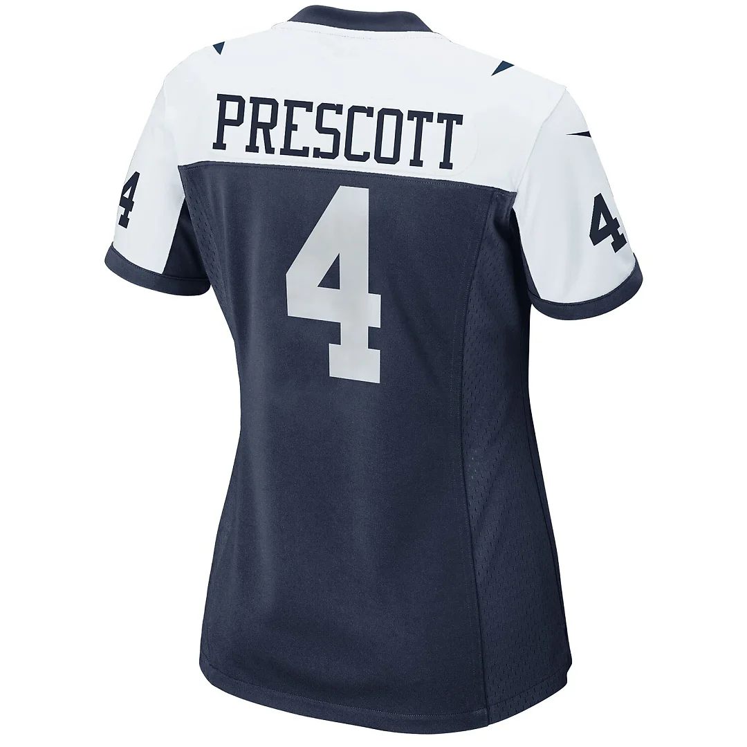 Zennovawear Dak Prescott Dallas Cowboys Women's Alternate Game Team Jersey - Navy
