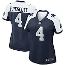 Zennovawear Dak Prescott Dallas Cowboys Women's Alternate Game Team Jersey - Navy
