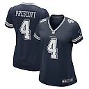 Zennovawear Dak Prescott Dallas Cowboys Women's Game Team Jersey - Navy