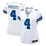 Zennovawear Dak Prescott Dallas Cowboys Women's Team Game Jersey - White