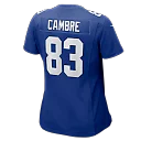 Zennovawear Dalen Cambre New York Giants Women's Team Game Jersey - Royal