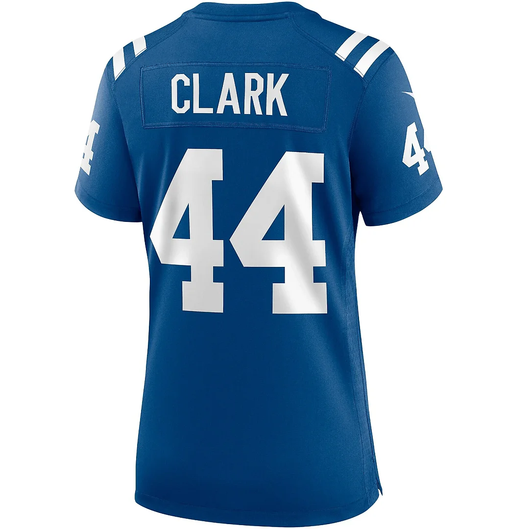 Zennovawear Dallas Clark Indianapolis Colts Women's Game Retired Player Jersey - Royal