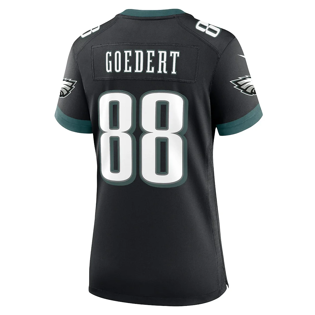 Zennovawear Dallas Goedert Philadelphia Eagles Women's Alternate Game Jersey - Black