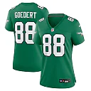 Zennovawear Dallas Goedert Philadelphia Eagles Women's Alternate Game Jersey - Kelly Green