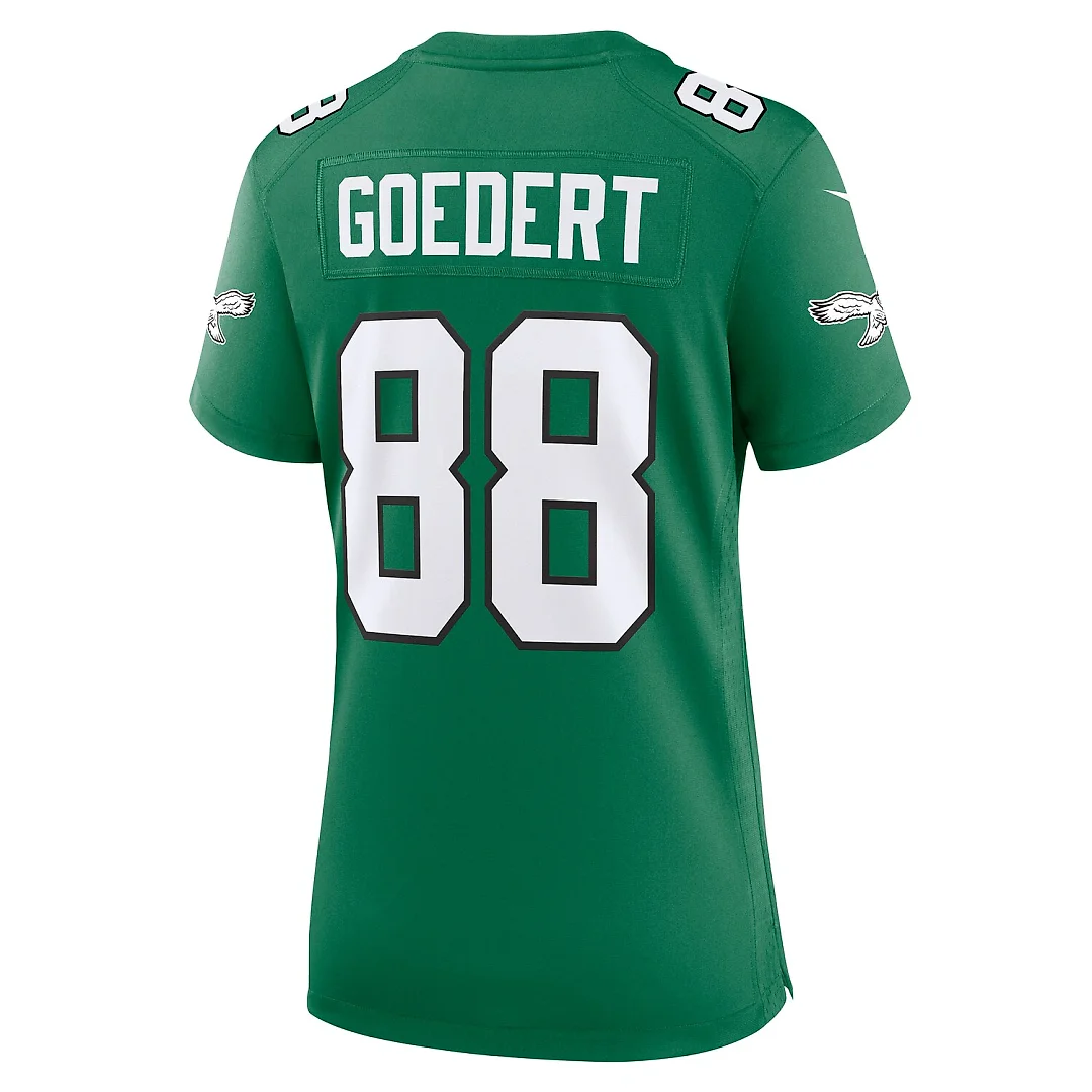 Zennovawear Dallas Goedert Philadelphia Eagles Women's Alternate Game Jersey - Kelly Green