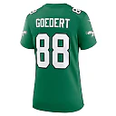 Zennovawear Dallas Goedert Philadelphia Eagles Women's Alternate Game Jersey - Kelly Green
