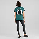 Zennovawear Dallas Goedert Philadelphia Eagles Women's Team Game Jersey - Midnight Green