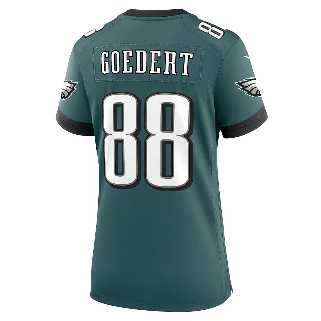 Zennovawear Dallas Goedert Philadelphia Eagles Women's Team Game Jersey - Midnight Green