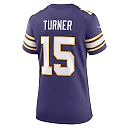 Zennovawear Dallas Turner Minnesota Vikings Women's Alternate Game Jersey - Purple