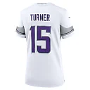 Zennovawear Dallas Turner Minnesota Vikings Women's Alternate Game Jersey - White