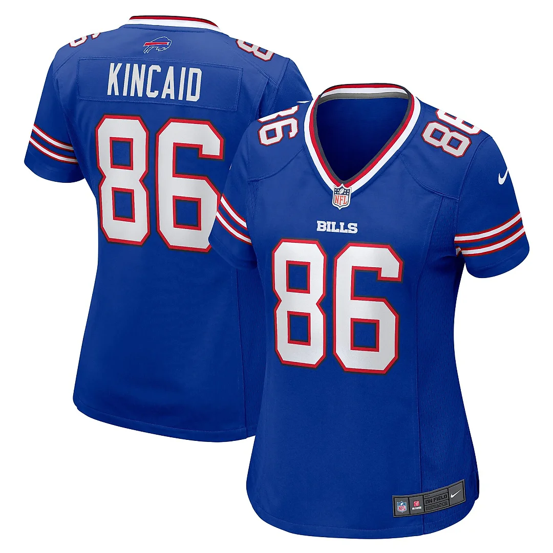 Zennovawear Dalton Kincaid Buffalo Bills Women's Home Game Jersey - Royal