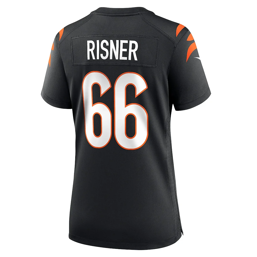 Zennovawear Dalton Risner Cincinnati Bengals Women's Team Game Jersey - Black