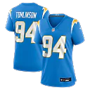 Zennovawear Dalvin Tomlinson Los Angeles Chargers Women's Team Game Jersey - Powder Blue