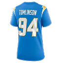 Zennovawear Dalvin Tomlinson Los Angeles Chargers Women's Team Game Jersey - Powder Blue