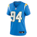 Zennovawear Dalvin Tomlinson Los Angeles Chargers Women's Team Game Jersey - Powder Blue