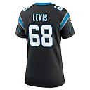 Zennovawear Damien Lewis Carolina Panthers Women's Game Jersey - Black