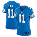 Zennovawear Damone Clark Detroit Lions Women's Team Game Jersey - Blue