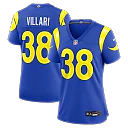 Zennovawear Dan Villari Los Angeles Rams Women's Team Game Jersey - Royal