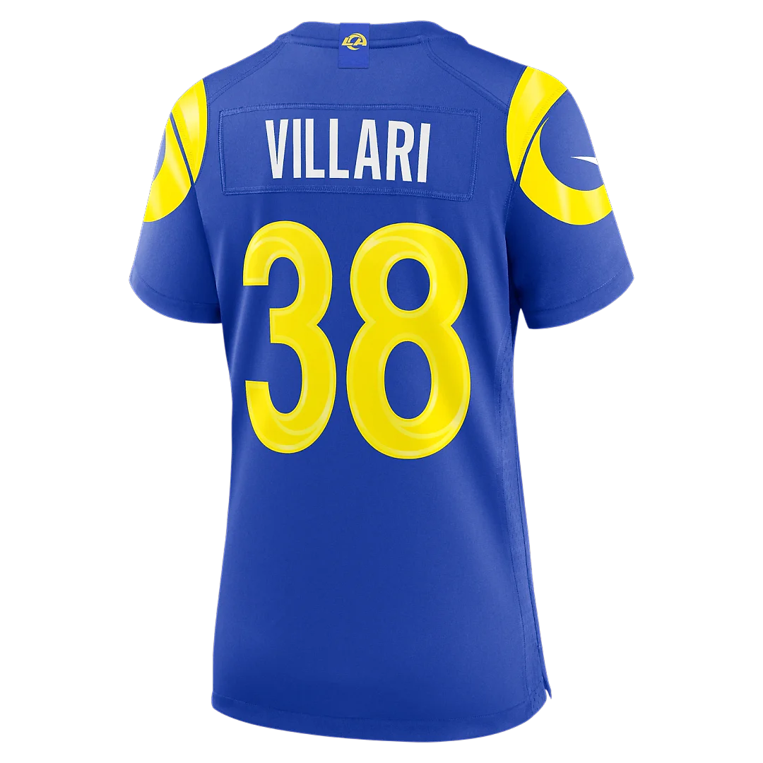 Zennovawear Dan Villari Los Angeles Rams Women's Team Game Jersey - Royal