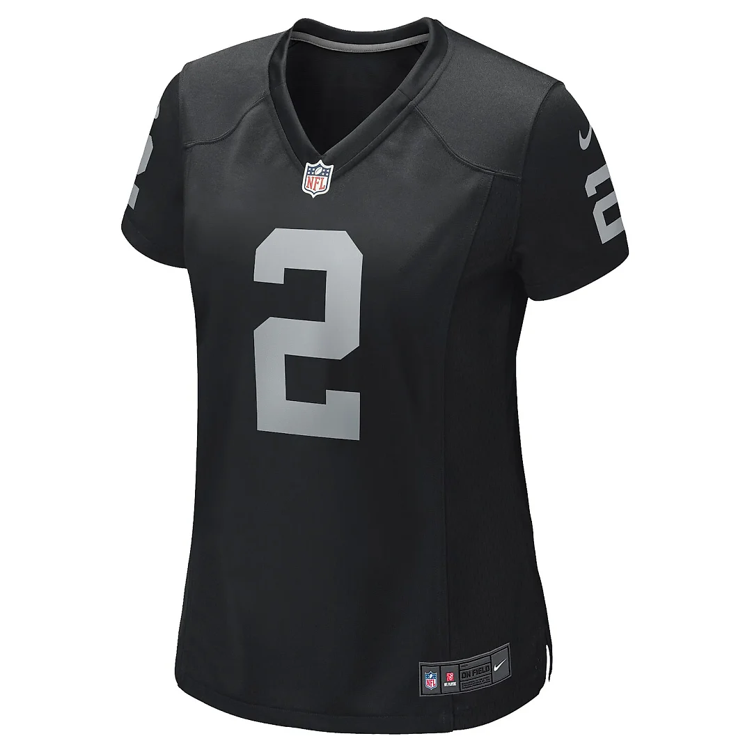 Zennovawear Daniel Carlson Las Vegas Raiders Women's Player Game Jersey - Black