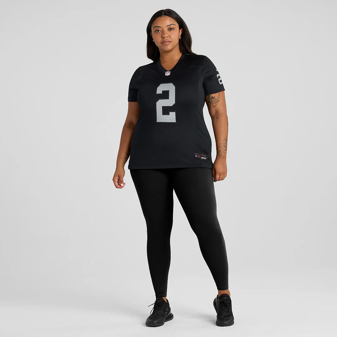 Zennovawear Daniel Carlson Las Vegas Raiders Women's Player Game Jersey - Black