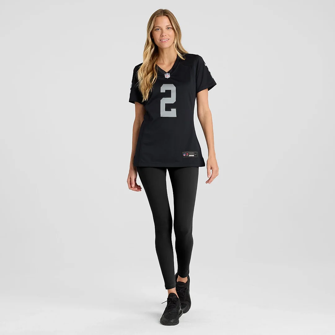 Zennovawear Daniel Carlson Las Vegas Raiders Women's Player Game Jersey - Black